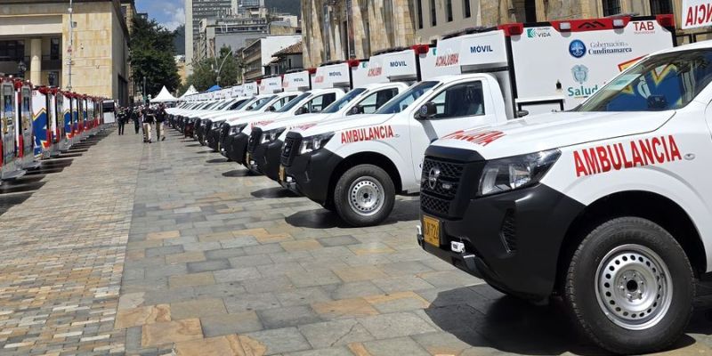 Cundinamarca invierte $6.098 millones en la adquisición de 23 ambulancias 