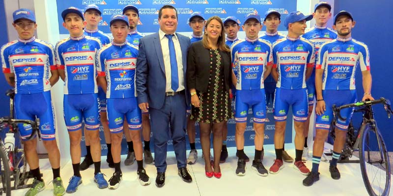 Nuevo equipo de ciclismo de Cundinamarca será patrocinado por Deprisa


























































