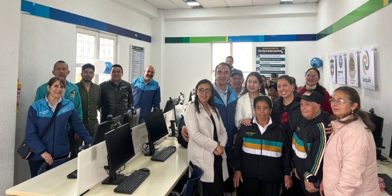 Gobernación inaugura Centro Interactivo en Sesquilé con 20 equipos de cómputo para fortalecer la inclusión digital