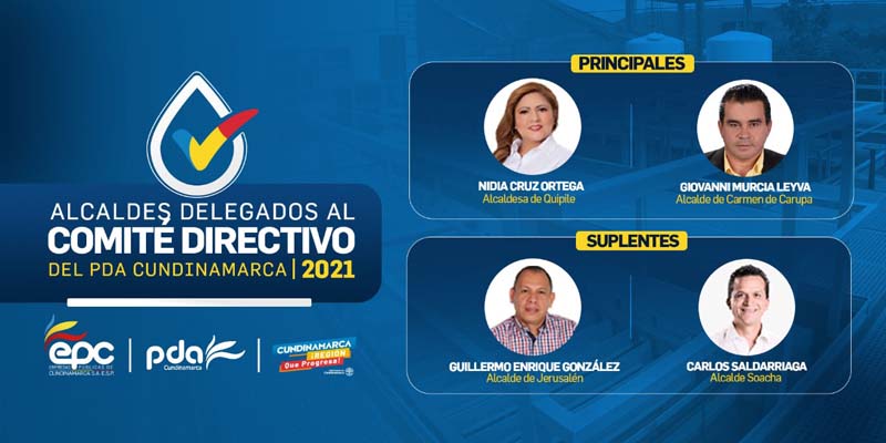 Alcaldes de Quipile y Carmen de Carupa, nuevos delegados al Comité directivo del PDA


