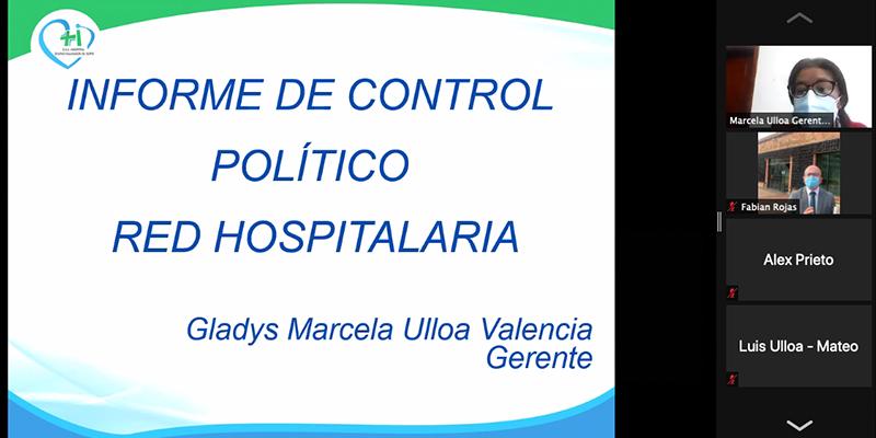 Control político al hospital Divino Salvador de Sopó





