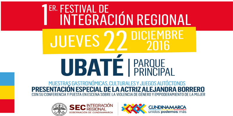 Primer Festival de Integración Regional en Ubaté
