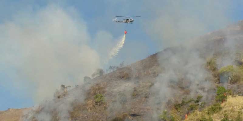 Gestión departamental del riesgo de desastres atendió 15 incendios el pasado fin de semana en Cundinamarca

