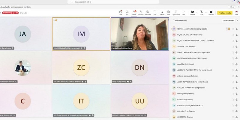 Cundinamarca inaugura el año escolar 2026 con más de 700 docentes conectados