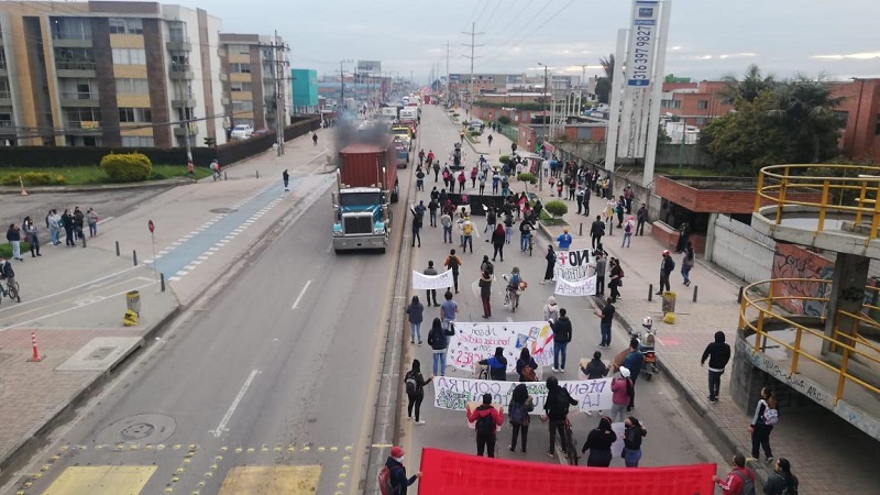 Manifestaciones por paro nacional afectan movilidad en 15 municipios de siete provincias