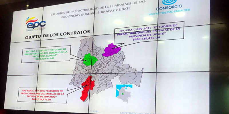 Inician los estudios para nuevos embalses en las provincias de Gualivá, Sumapaz y Ubaté