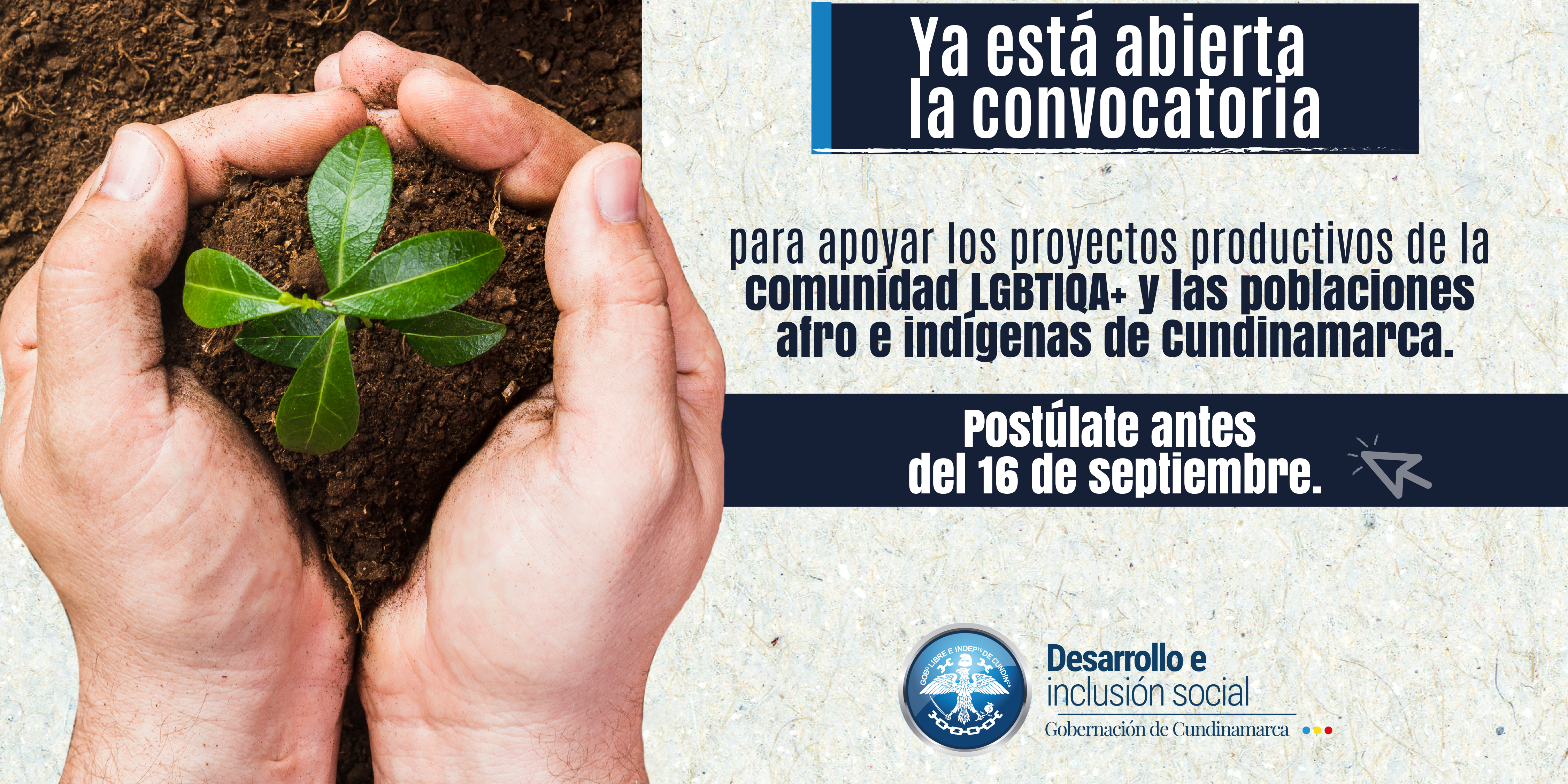 Apoyo a proyectos productivos presentados por población afro, indígena, RROM y LGBTIQ+ 2024