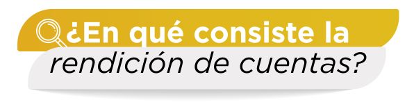 Imagen: En que consiste la rendición de cuentas