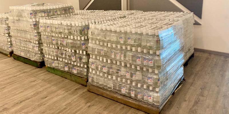 Gobernación de Cundinamarca donó a Corabastos 20.000 botellas de alcohol y 3.000 de gel antibacterial