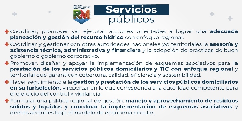 Cobertura y calidad de los servicios públicos, temas a trabajar en la Región Metropolitana


