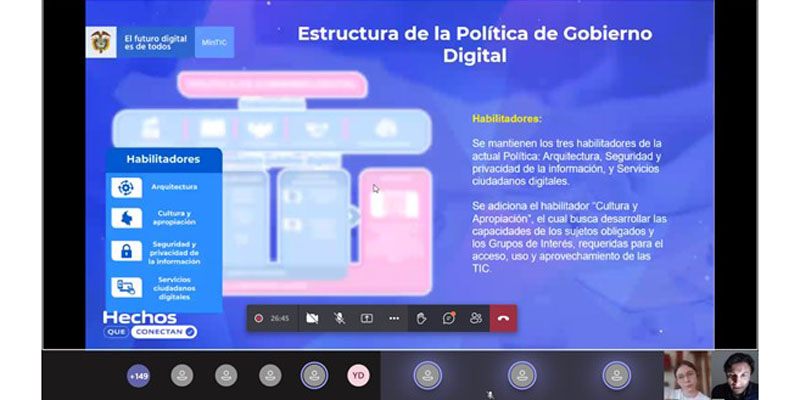 Cundinamarca se capacitó en la actualización de la Política de Gobierno Digital


