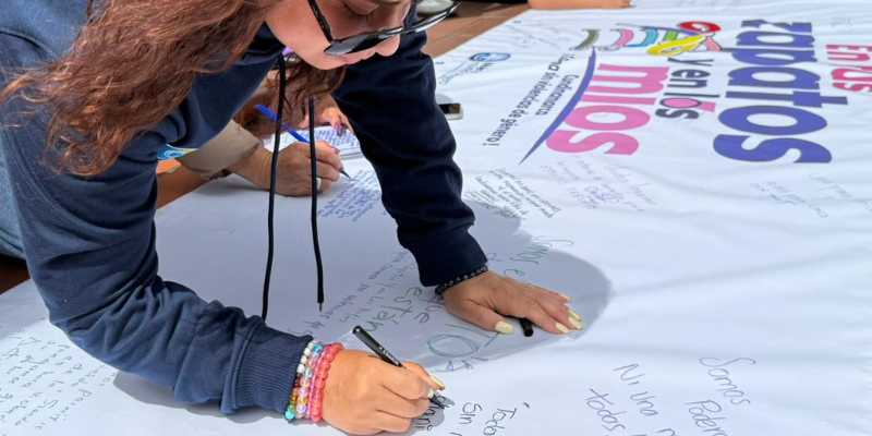 Cundinamarca recordó a 50 mujeres víctimas de violencias en el 25N
