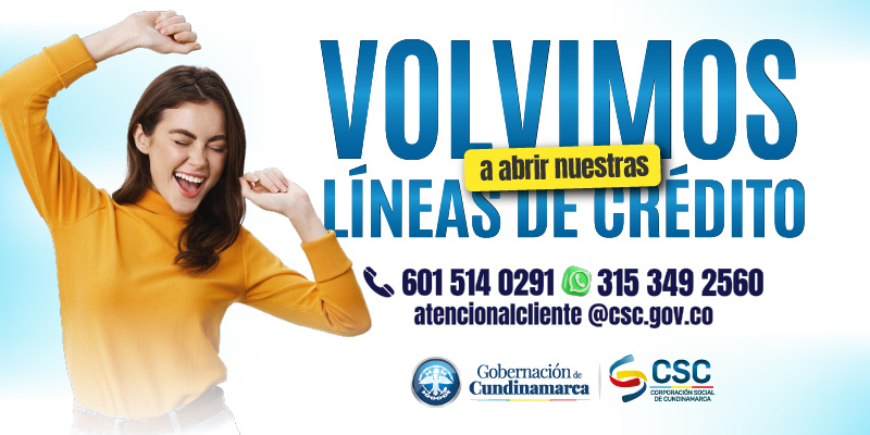 Corporación Social de Cundinamarca abre líneas de crédito 2026 para educación y bienestar de afiliados



