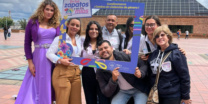 Cundinamarca recordó a 50 mujeres víctimas de violencias en el 25N

