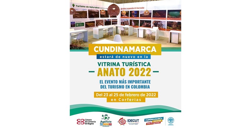 Cundinamarca, presente en la Vitrina Turística Anato 2022 con “Pueblos Dorados”
