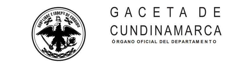 Imagen: Gaceta de Cundinamarca