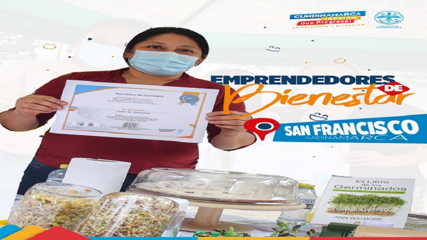 Gobierno cundinamarqués reconoció emprendedores de bienestar en San Francisco





