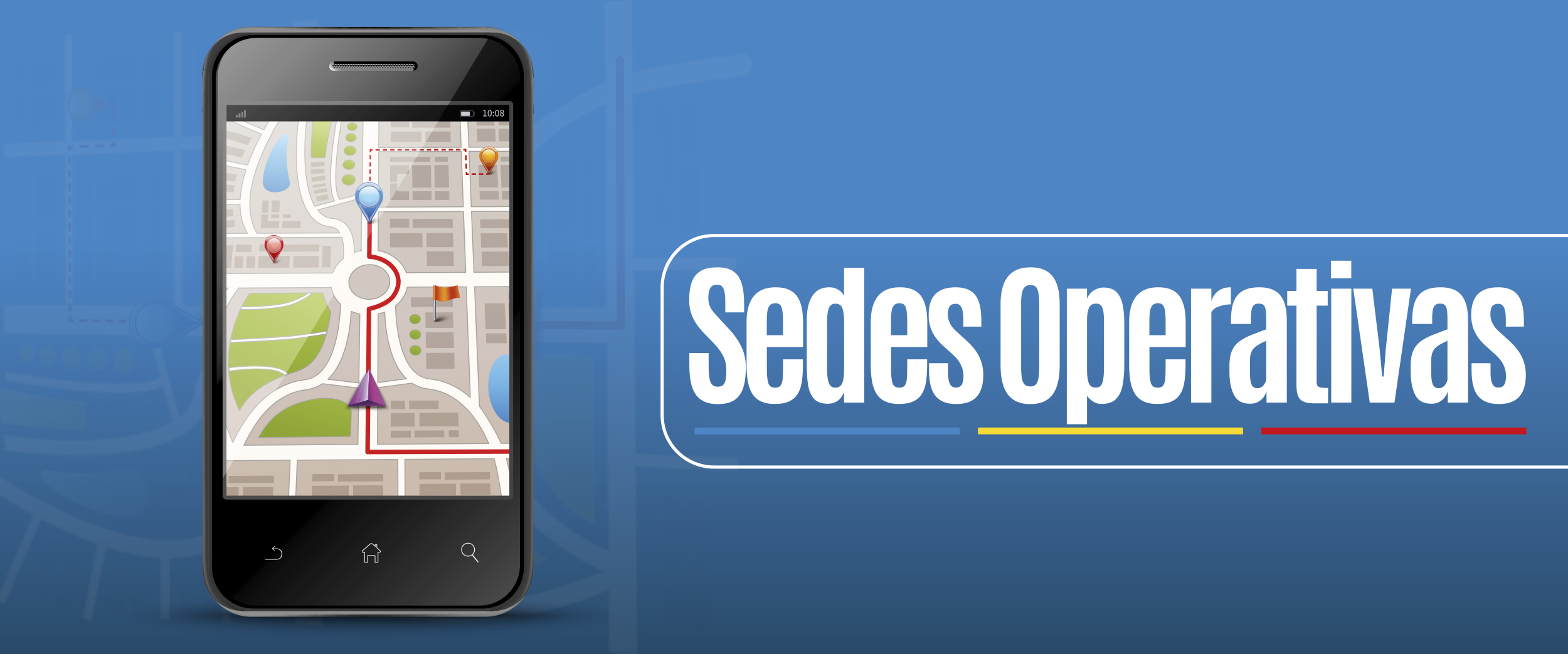 Imagen Mapa Georeferenciado Sedes Operativas