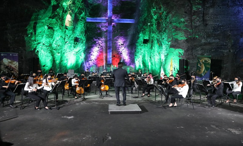 Filarmónica Juvenil de Bogotá celebró en Zipaquirá los 208 años de Cundinamarca