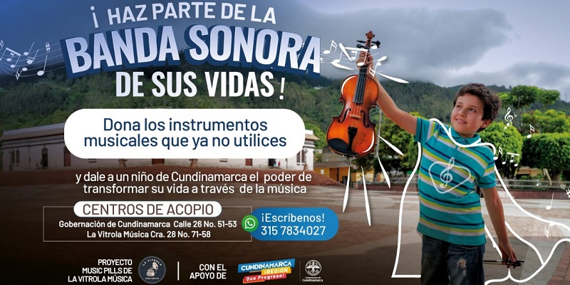 Cundinamarca quiere ser parte de la banda sonora de los niños del departamento
